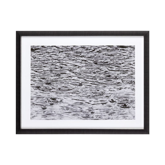 Mercana - As Snow Melts by Nancy Crowell a Hand Embellished Textured Framed Art Print Matted under Glass - 12220 view 2