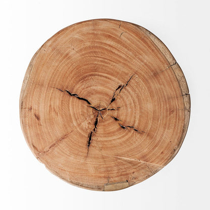 Mercana - Asco 15"H Rustic Solid Reclaimed Wood Stool - 68901 view 5
