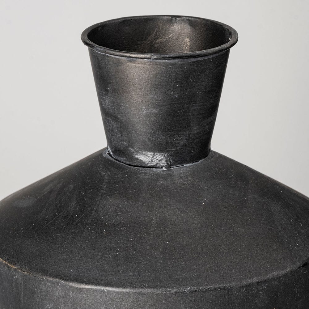 Mercana - Asher Set of Two Black Metal Urns - 68983 view 7