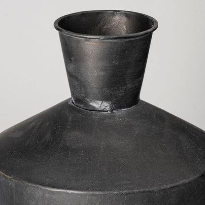 Mercana - Asher Set of Two Black Metal Urns - 68983 view 7
