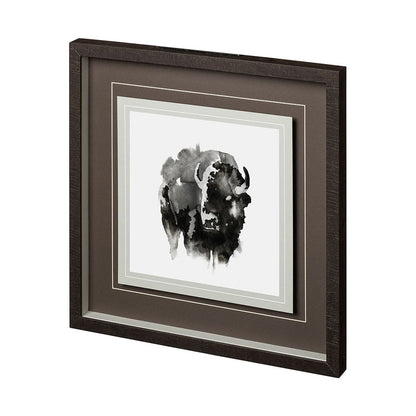 Mercana - Assam by Kristine Hegre a Hand Embellished Textured Framed Art Print Matted under Glass - 12495 view 1