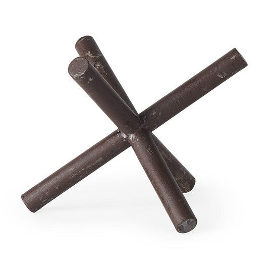 Mercana - Astericks I Large 10L x 10W Brown Metal Decor Object - 67200 view 1