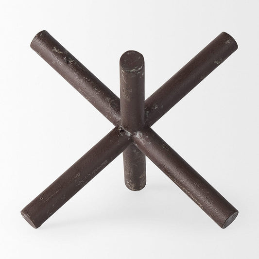 Mercana - Astericks I Large 10L x 10W Brown Metal Decor Object - 67200 view 2