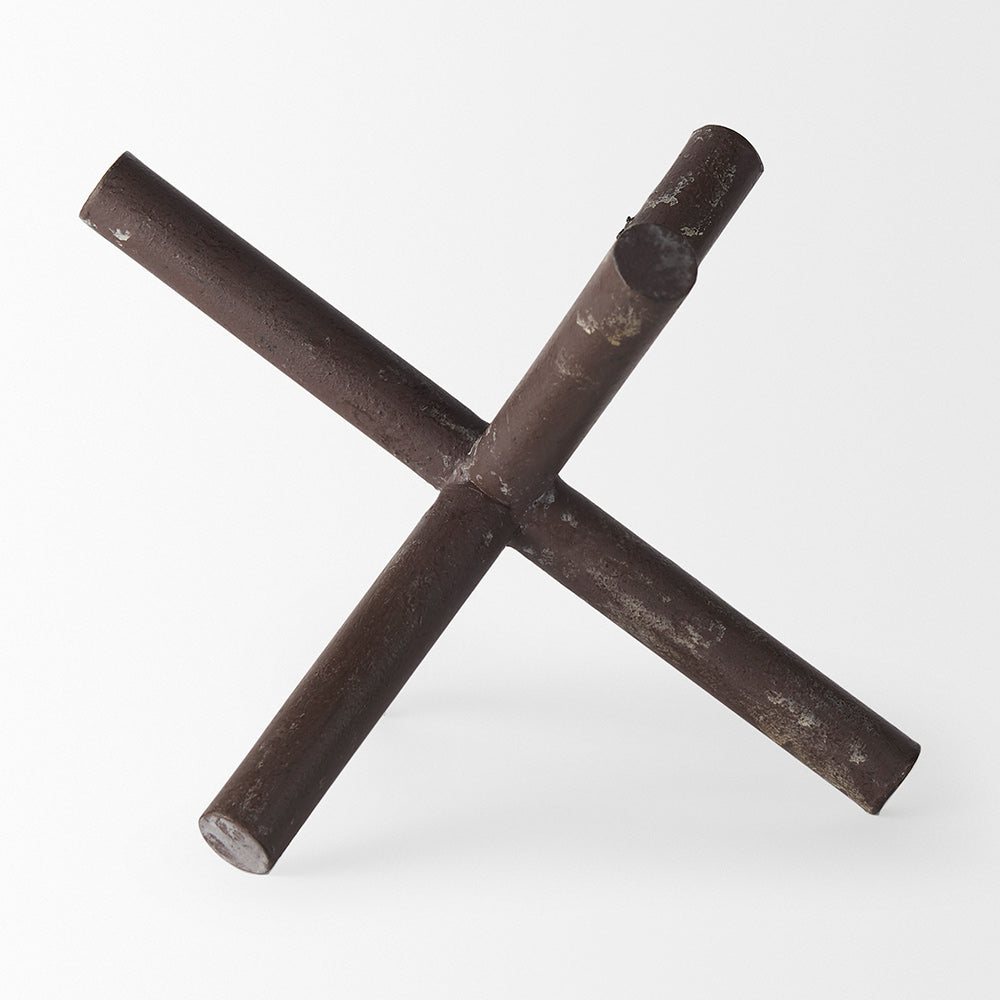 Mercana - Astericks I Large 10L x 10W Brown Metal Decor Object - 67200 view 3