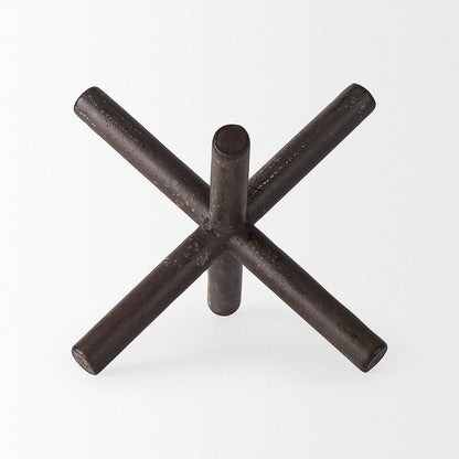 Mercana - Astericks II Medium 8L x 7W Brown Metal Decor Object - 67201 view 3