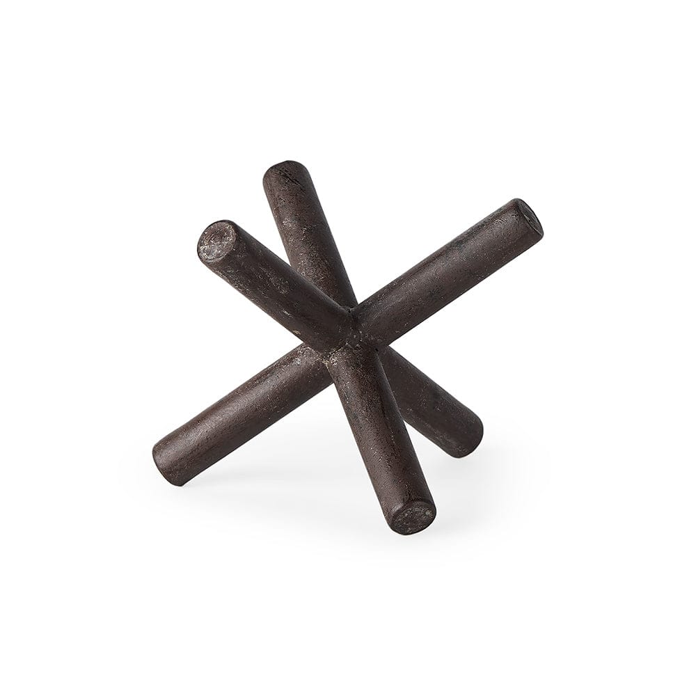 Mercana - Astericks III Small 6L x 6W Brown Metal Decor Object - 67202 view 1