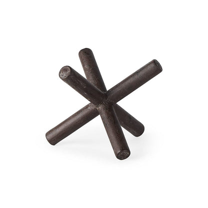 Mercana - Astericks III Small 6L x 6W Brown Metal Decor Object - 67202 view 1
