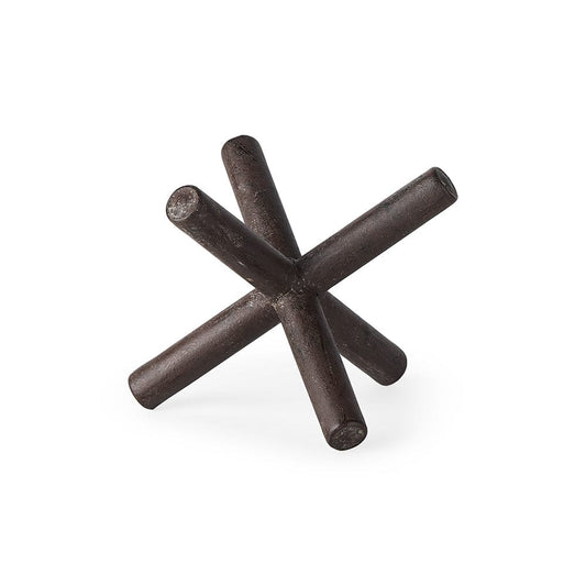 Mercana - Astericks III Small 6L x 6W Brown Metal Decor Object - 67202 view 1
