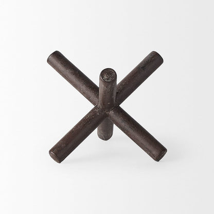 Mercana - Astericks III Small 6L x 6W Brown Metal Decor Object - 67202 view 3