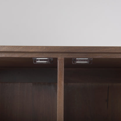 Mercana - Astrid 36.0L x 17.0W x 70.0H Medium Brown Solid Wood Armoire - 69942 view 7