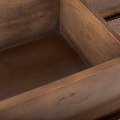 Mercana - Astrid 71L x 17W x 30.3H Medium Brown Solid Wood 6 Drawer Sideboard - 69940 view 11