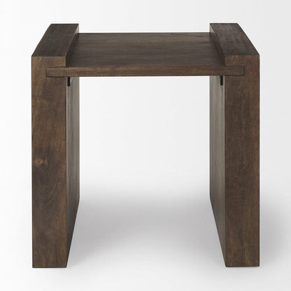 Mercana - Athelia Dark Brown Wood Accent Table - 70113 view 2