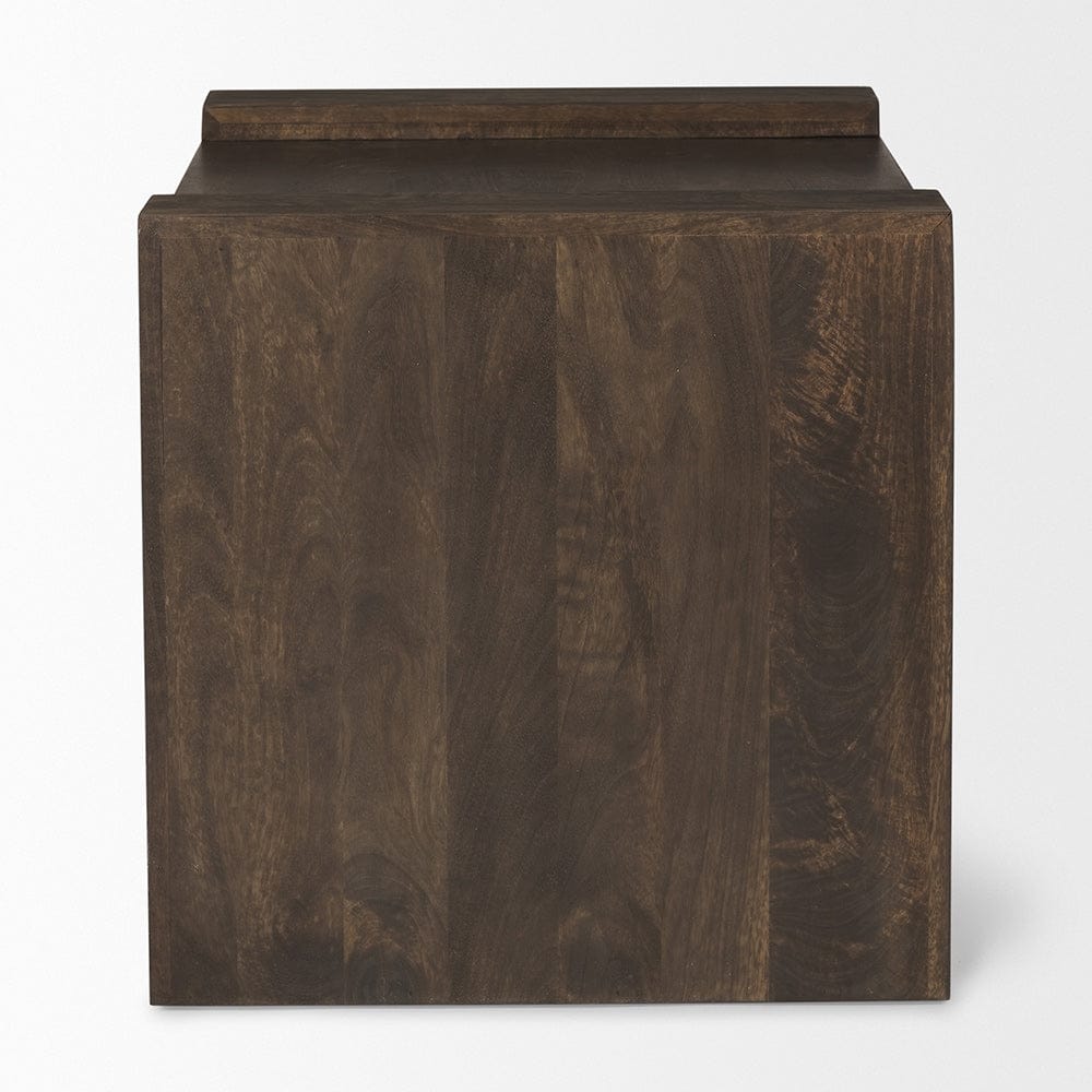 Mercana - Athelia Dark Brown Wood Accent Table - 70113 view 3