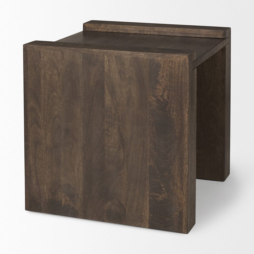 Mercana - Athelia Dark Brown Wood Accent Table - 70113 view 4