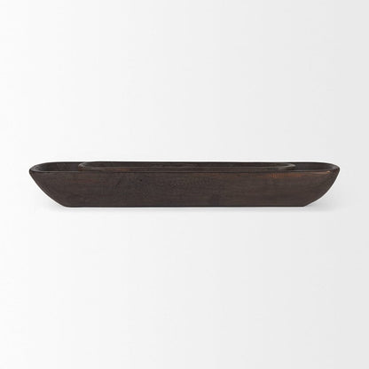 Mercana - Athena Extra Large Black-Brown Reclaimed Wood Trays (Set of 2) - 70150 view 5