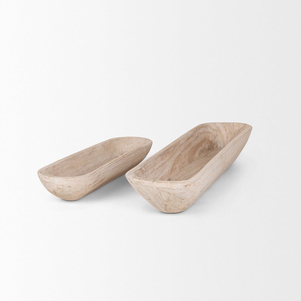 Mercana - Athena Extra Large Light-Wash Reclaimed Wood Trays (Set of 2) - 70148 view 4