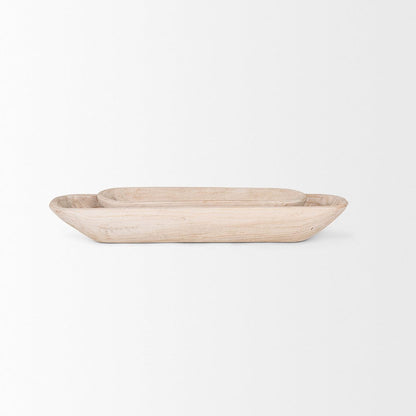 Mercana - Athena Extra Large Light-Wash Reclaimed Wood Trays (Set of 2) - 70148 view 5