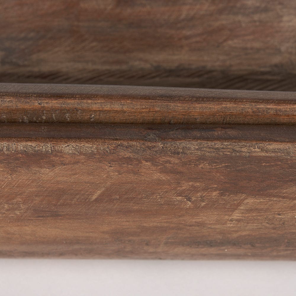 Mercana - Athena Extra Large Medium Brown Reclaimed Wood Trays (Set of 2) - 70149 view 7