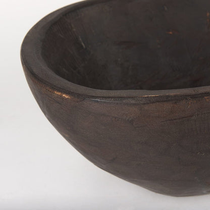 Mercana - Athena Extra Large Oblong Black-Brown Reclaimed Wood Bowl - 70158 view 5