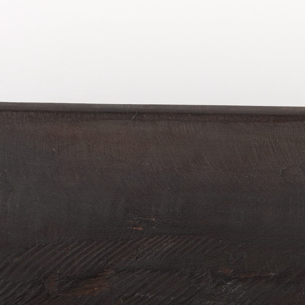 Mercana - Athena Extra Large Oblong Black-Brown Reclaimed Wood Bowl - 70158 view 7