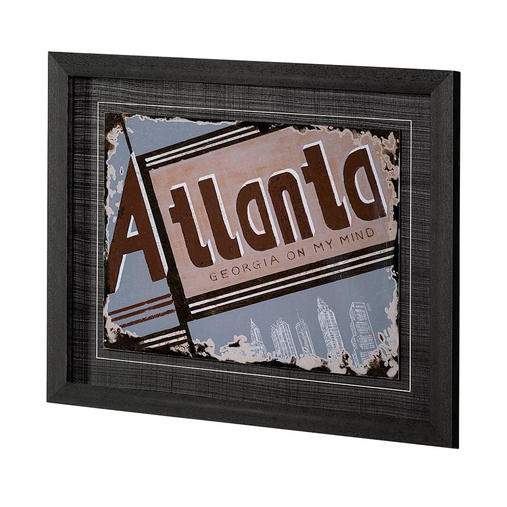 Mercana - Atlanta by Alarm a Hand Embellished Textured Framed Art Print - 12993 view 2