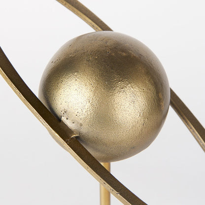 Mercana - Atlas 15.0L x 7.0W x 16.0H Gold Metal Solar System Ornament - 69996_CLOSEOUT view 8