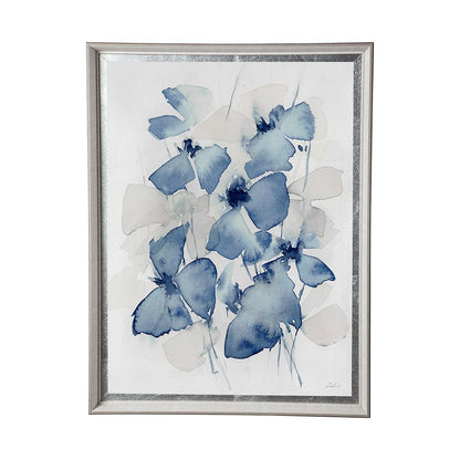 Mercana - Aubretia I by Melody Ducharme a Hand Embellished Textured Framed Art Print Matted under Glass - 12733 view 1