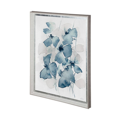 Mercana - Aubretia I by Melody Ducharme a Hand Embellished Textured Framed Art Print Matted under Glass - 12733 view 2