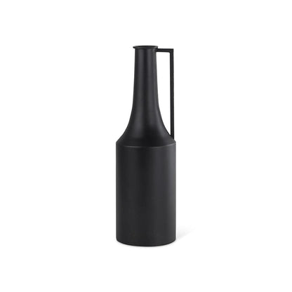 Mercana - Aubrey Medium 18.0H Black Iron Flower Jug Vase - 69858_CLOSEOUT view 1