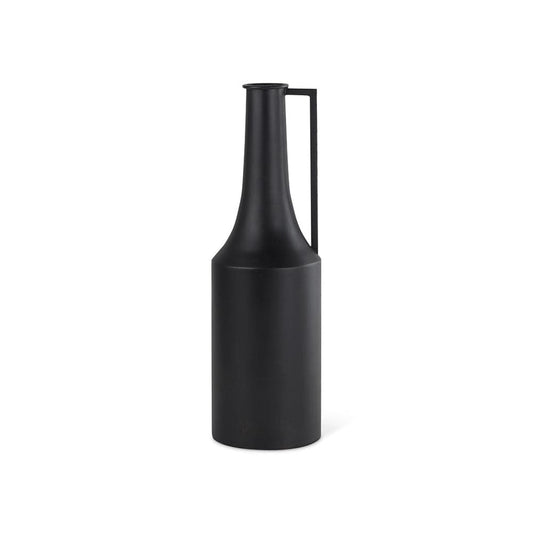 Mercana - Aubrey Medium 18.0H Black Iron Flower Jug Vase - 69858_CLOSEOUT view 1
