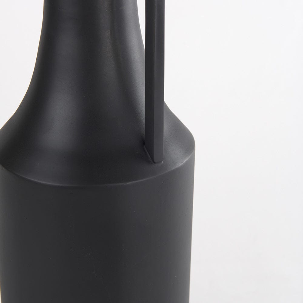 Mercana - Aubrey Medium 18.0H Black Iron Flower Jug Vase - 69858_CLOSEOUT view 3
