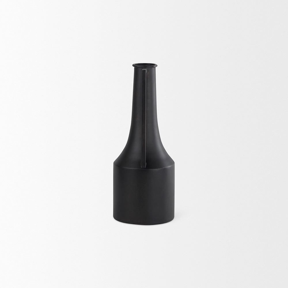Mercana - Aubrey Small 14.0H Black Iron Flower Vase - 69857_CLOSEOUT view 6