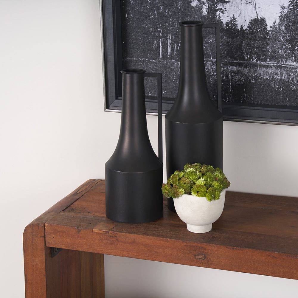 Mercana - Aubrey Small 14.0H Black Iron Flower Vase - 69857_CLOSEOUT view 8