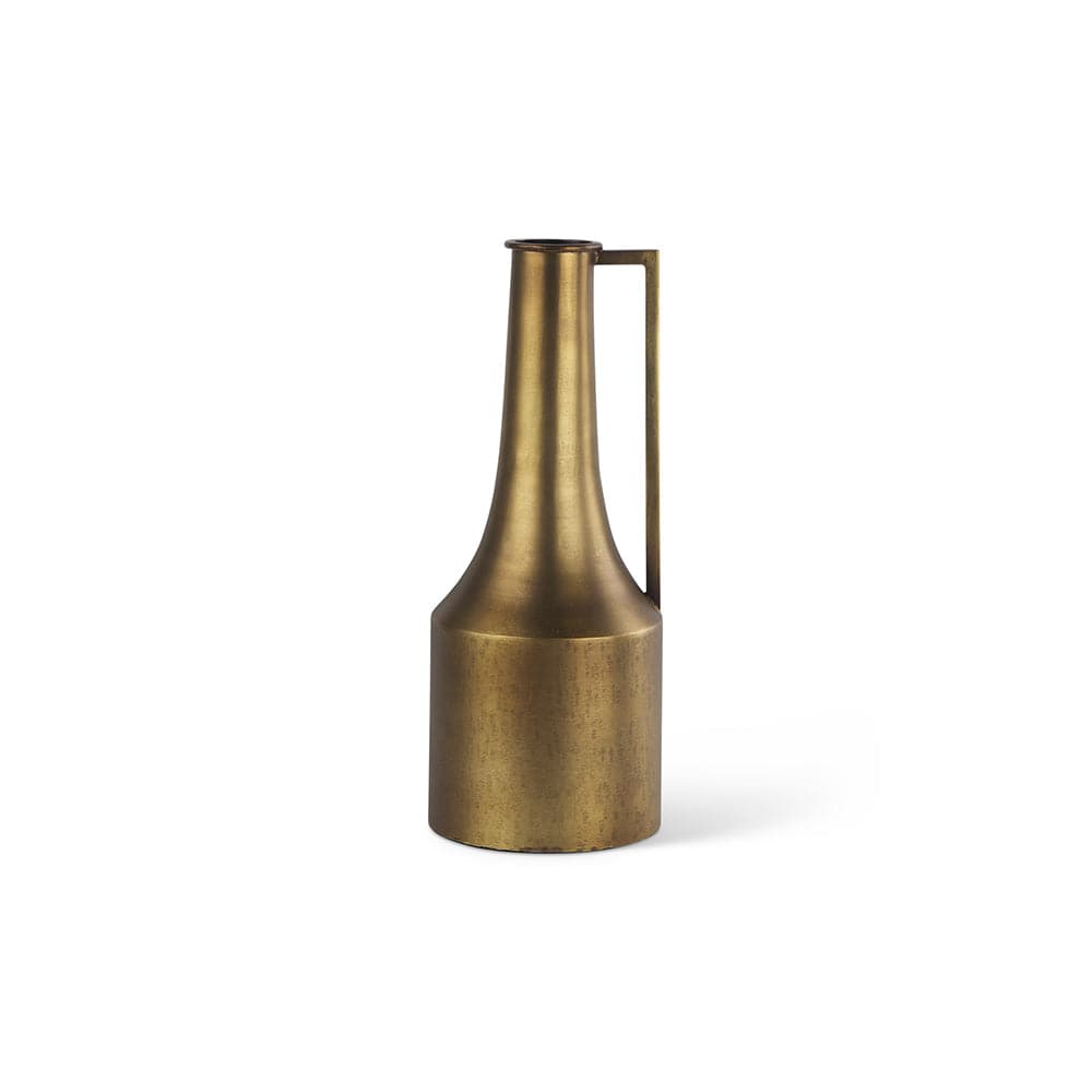 Mercana - Aubrey Small 14.0H Gold Iron Flower Jug Vase - 69854 view 1