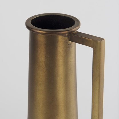 Mercana - Aubrey Small 14.0H Gold Iron Flower Jug Vase - 69854 view 7