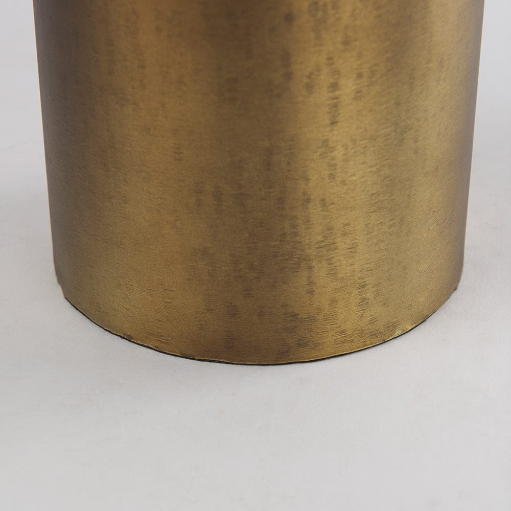 Mercana - Aubrey Small 14.0H Gold Iron Flower Jug Vase - 69854 view 9