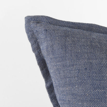 Mercana - Aubrielle 20L x 20W Gray and Blue Fabric Color Blocked Decorative Pillow Cover - 69441 view 6