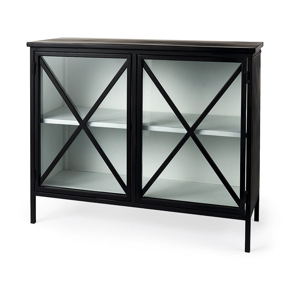 Mercana - Aurelia Two Door Glass Cabinet - 69265 view 1