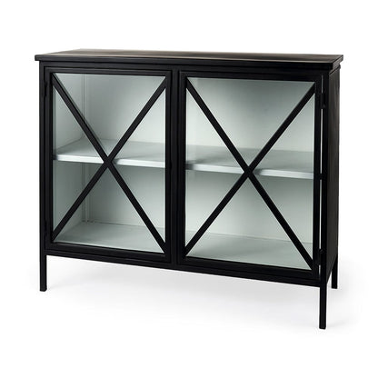 Mercana - Aurelia Two Door Glass Cabinet - 69265 view 1