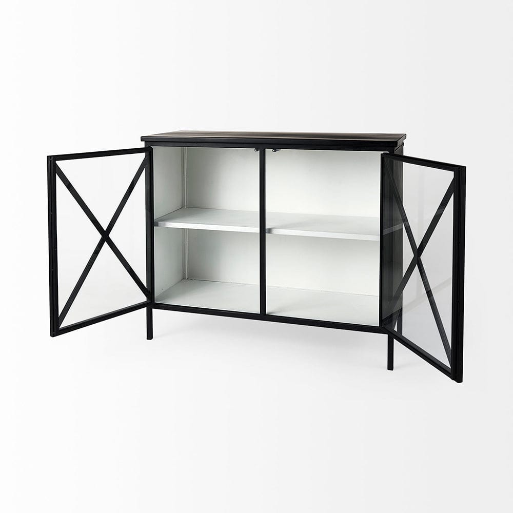 Mercana - Aurelia Two Door Glass Cabinet - 69265 view 5