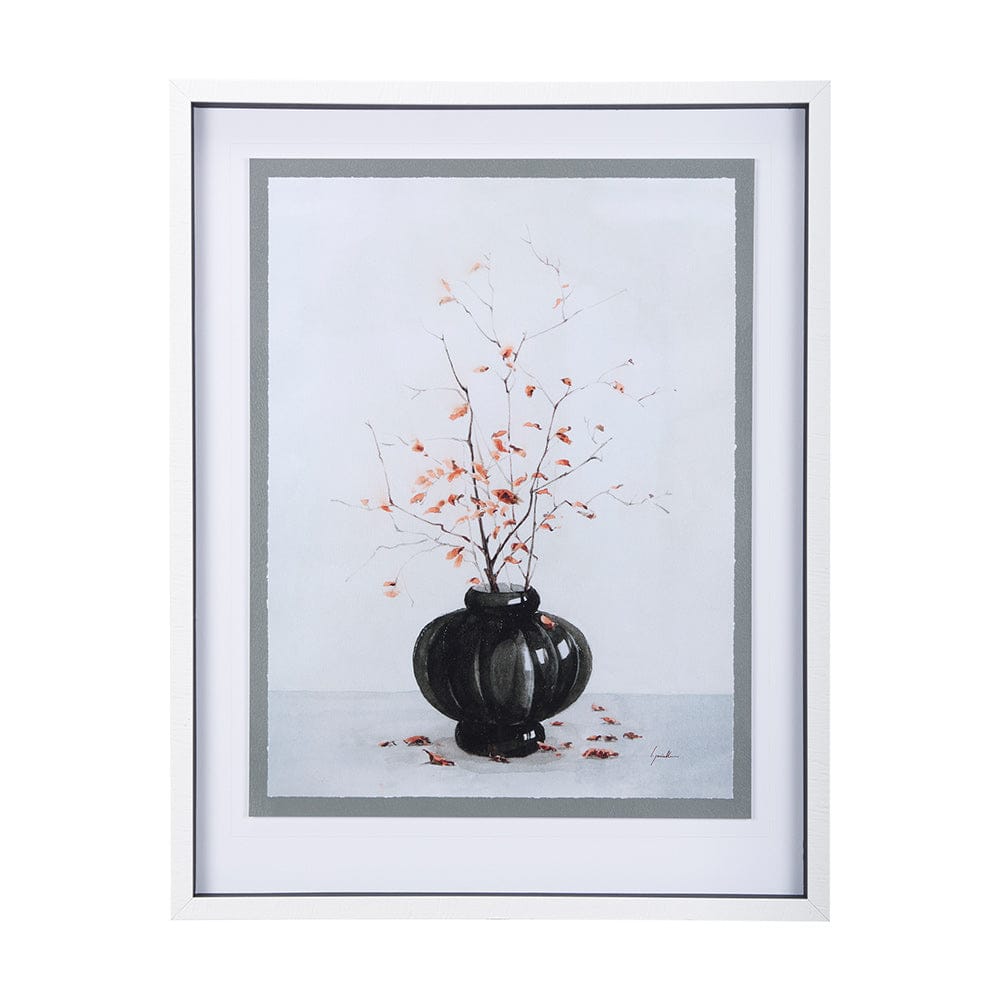 Mercana - Autumn Branches I by Mercana Studio a Hand Embellished Textured Framed Art Print Matted under Glass - 14353 view 1