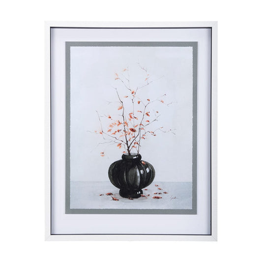Mercana - Autumn Branches I by Mercana Studio a Hand Embellished Textured Framed Art Print Matted under Glass - 14353 view 1