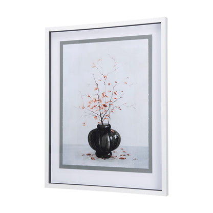Mercana - Autumn Branches I by Mercana Studio a Hand Embellished Textured Framed Art Print Matted under Glass - 14353 view 2