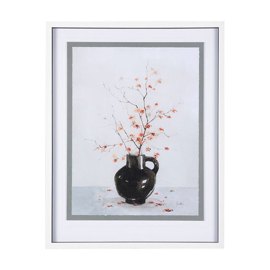 Mercana - Autumn Branches II by Mercana Studio a Hand Embellished Textured Framed Art Print Matted under Glass - 14354 view 1