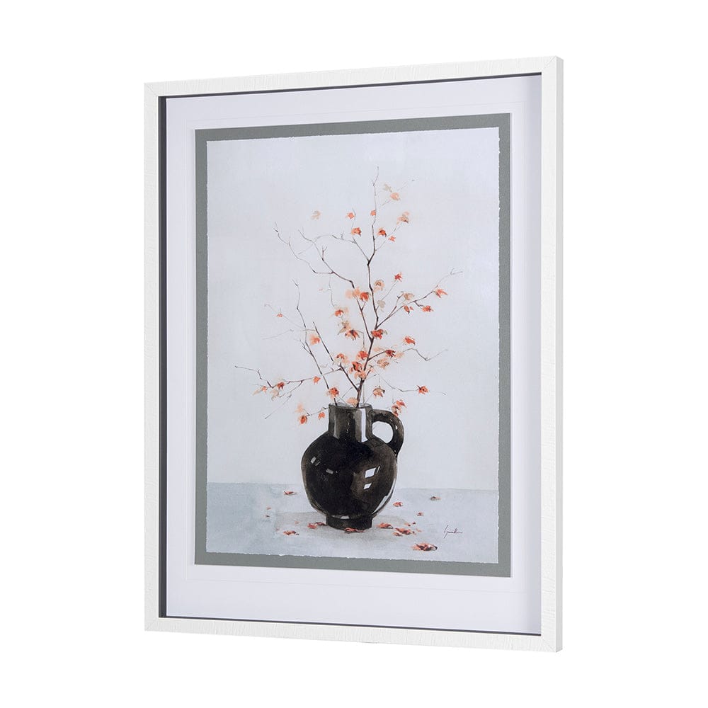 Mercana - Autumn Branches II by Mercana Studio a Hand Embellished Textured Framed Art Print Matted under Glass - 14354 view 6