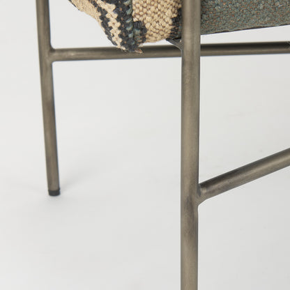 Mercana - Avery I 55L x 17W Multi Colored Upholstered Patterned Seat Accent Bench - 68741 view 7