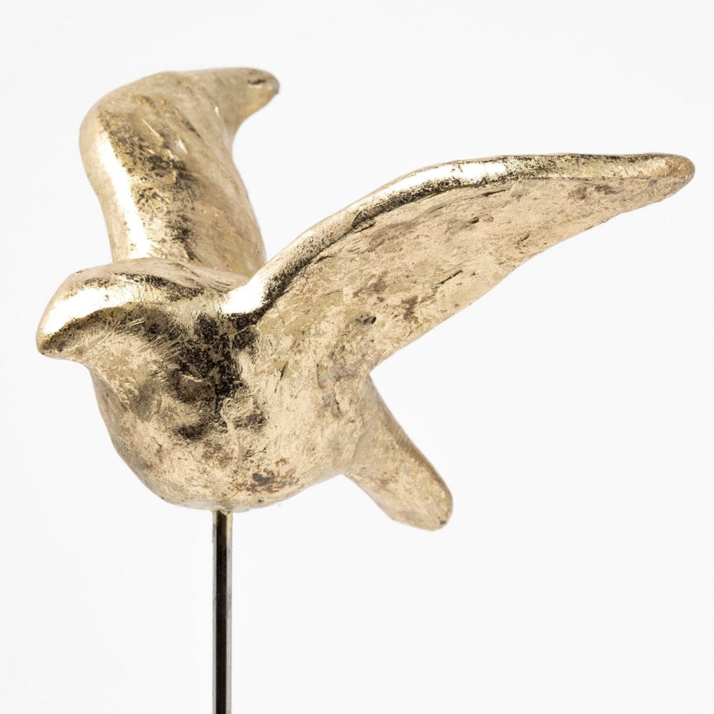 Mercana - Aya 11L x 4W Gold Metal Decorative Birds (Set of 3) - 68930 view 7