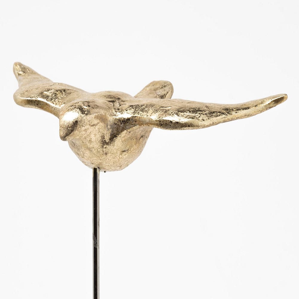 Mercana - Aya 11L x 4W Gold Metal Decorative Birds (Set of 3) - 68930 view 8