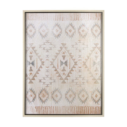 Mercana - Aztec I by Mercana Studio a Hand Embellished Textured Framed Art Print - 14907 view 1