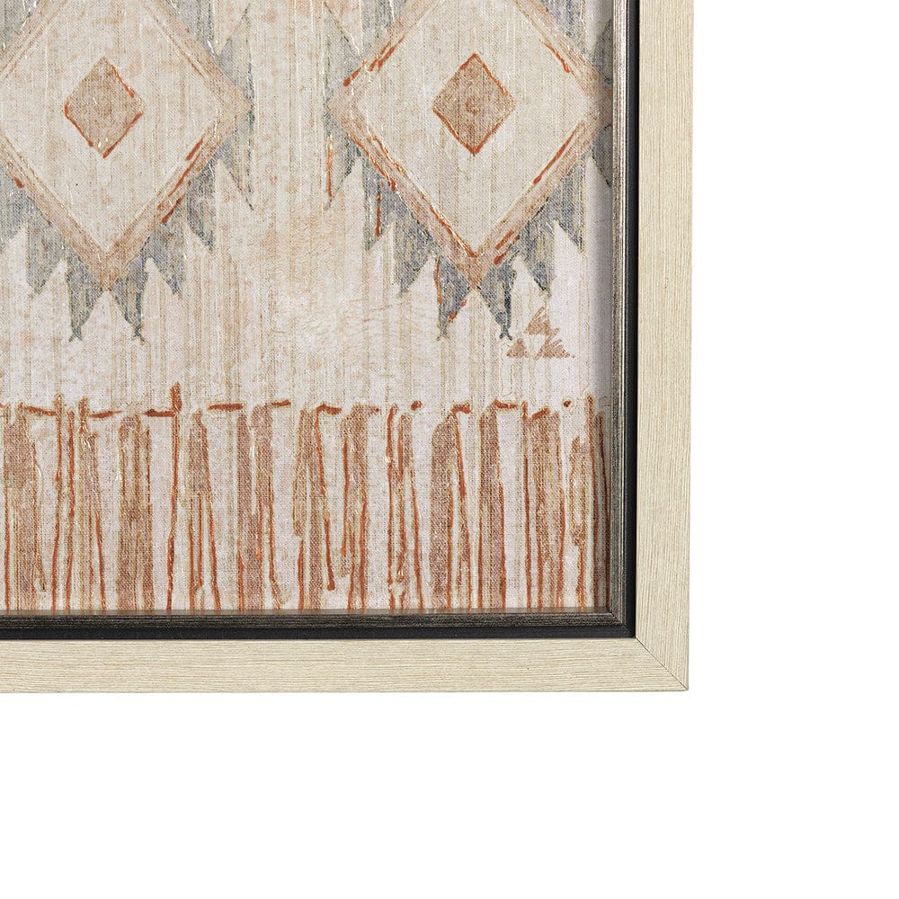 Mercana - Aztec I by Mercana Studio a Hand Embellished Textured Framed Art Print - 14907 view 3